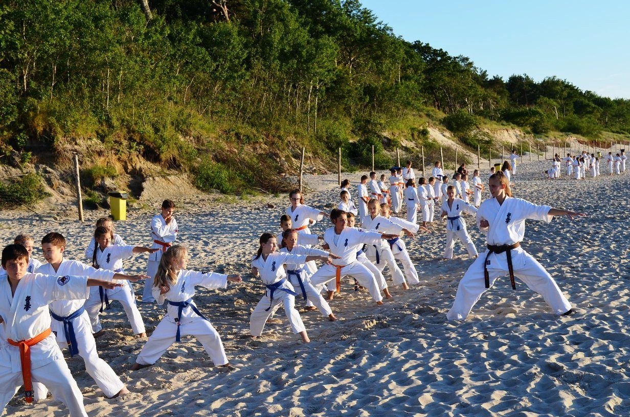 Zdj. nr. 3. Obóz letni Lipnowskiego Klubu Kyokushin Karate