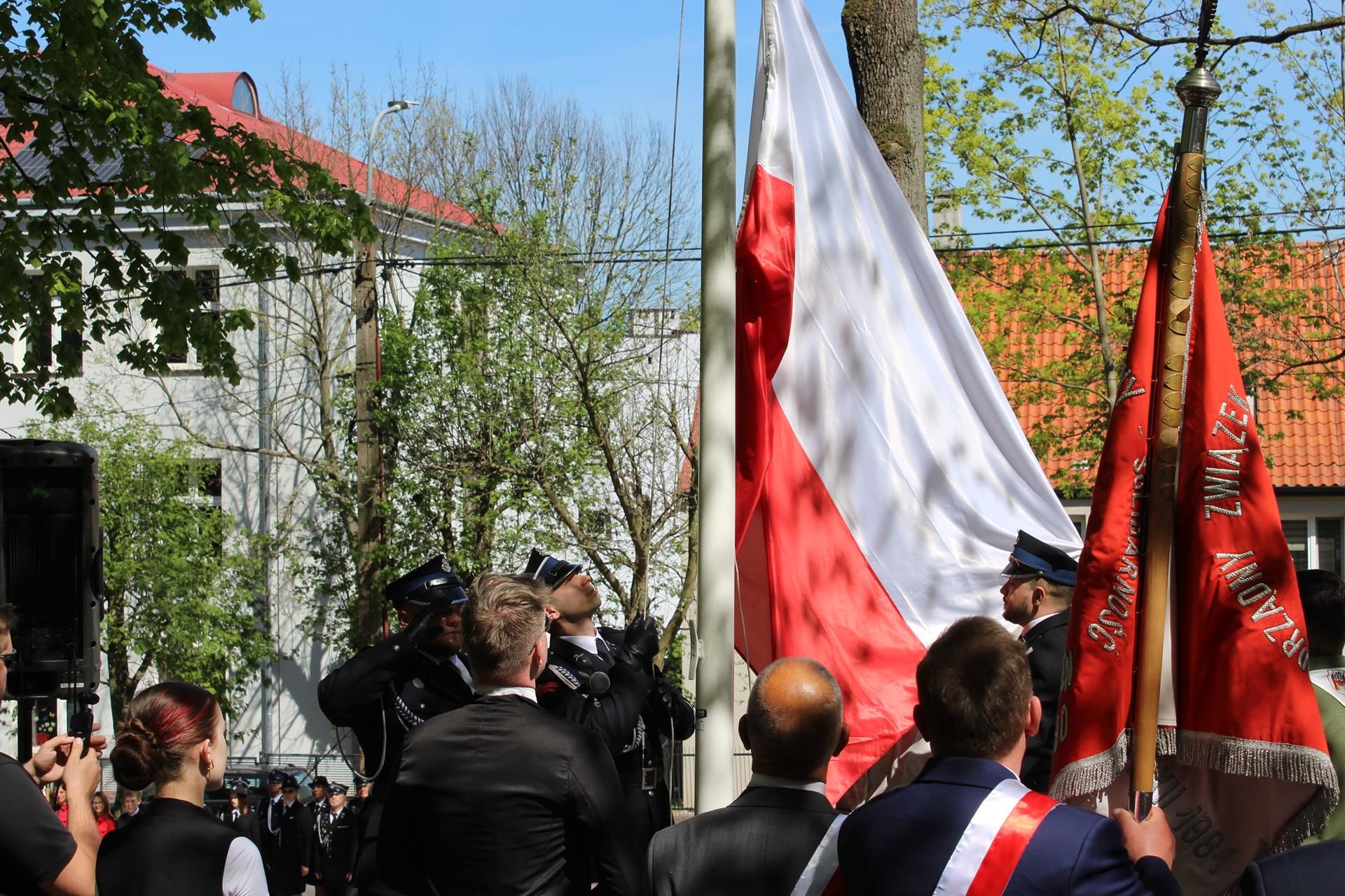 Zdj. nr. 6. Lipnowskie obchody 235. rocznicy uchwalenia Konstytucji 3 Maja