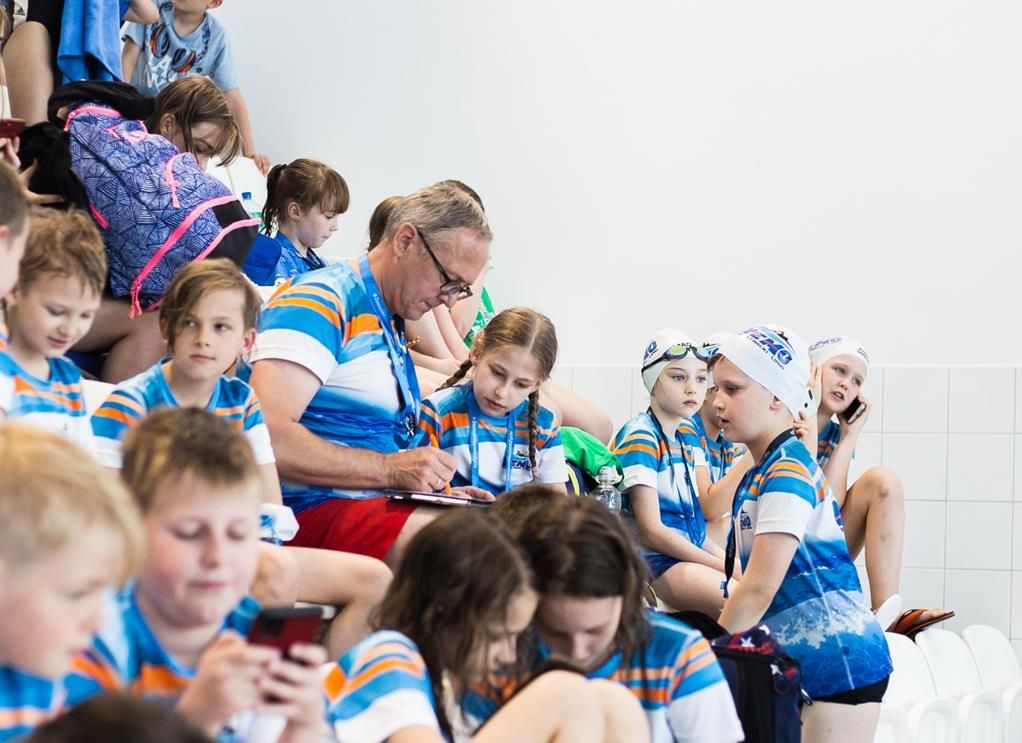 Ogólnopolskie zawody pływackie Otylia Swim Cup w Toruniu - kliknięcie spowoduje powiększenie obrazka