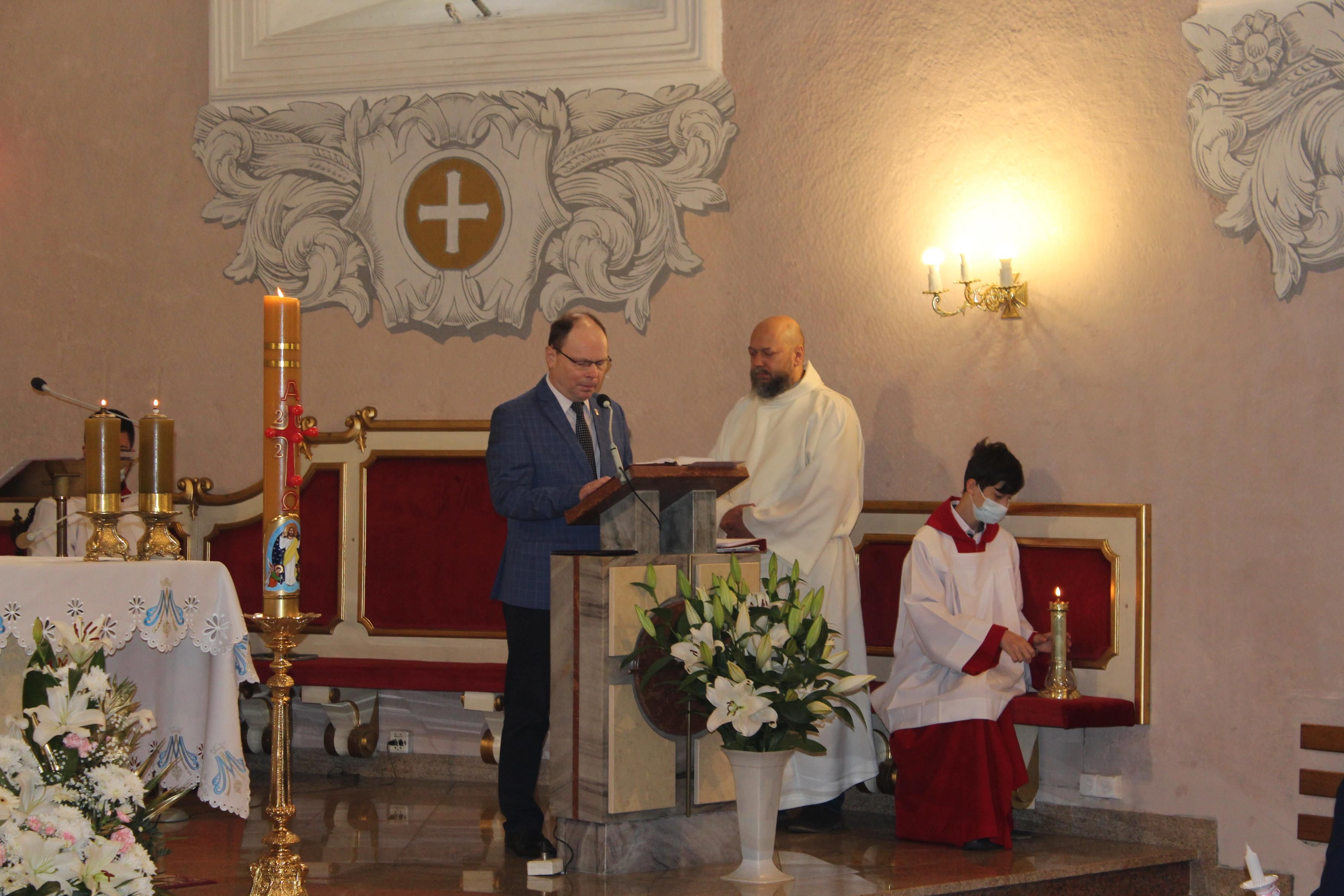 Dzień Patrona Miasta - Msza Święta w intencji wszystkich mieszkańców naszego miasta. - kliknięcie spowoduje powiększenie obrazka