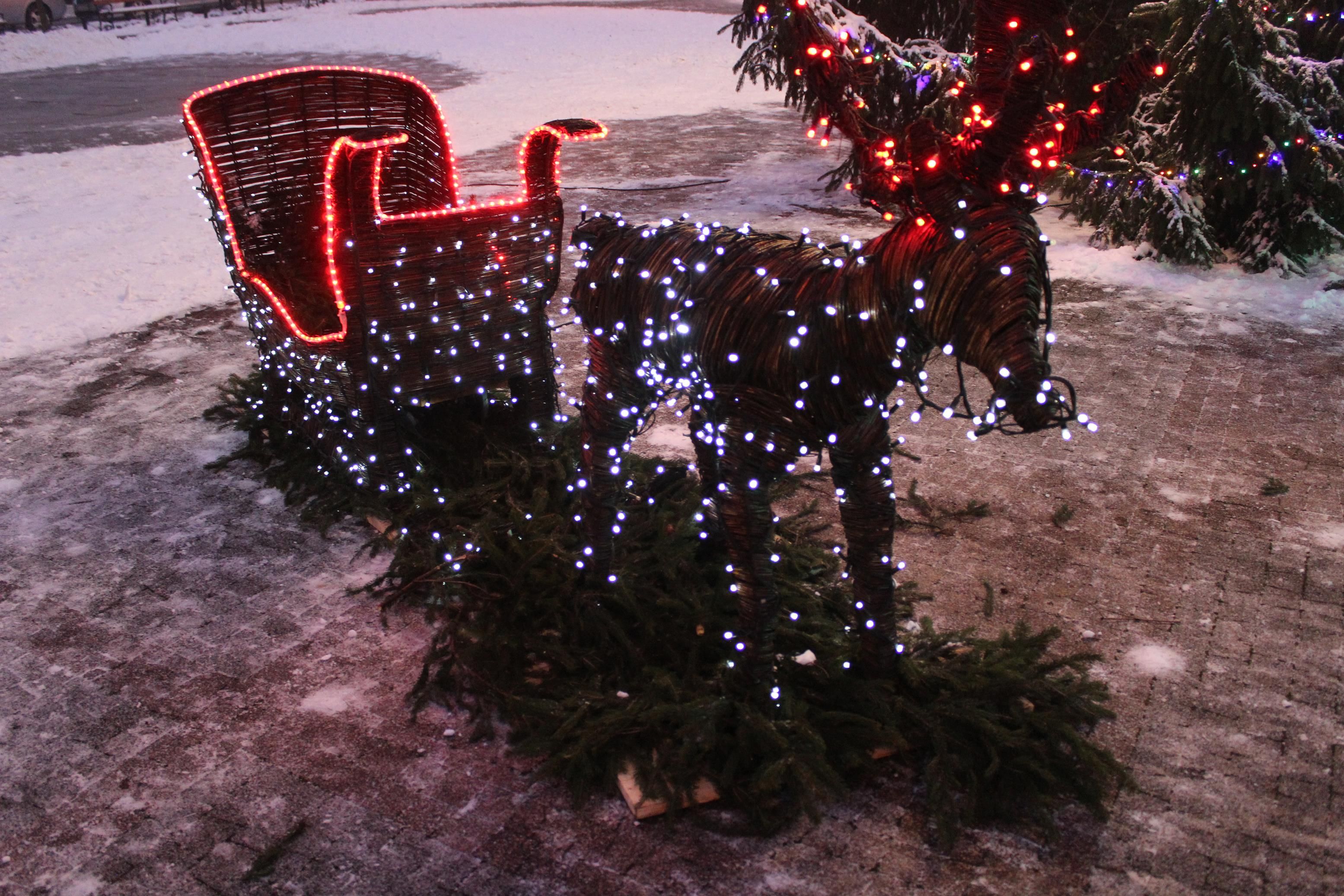 Zdj. nr. 9. Świąteczne iluminacje w mieście