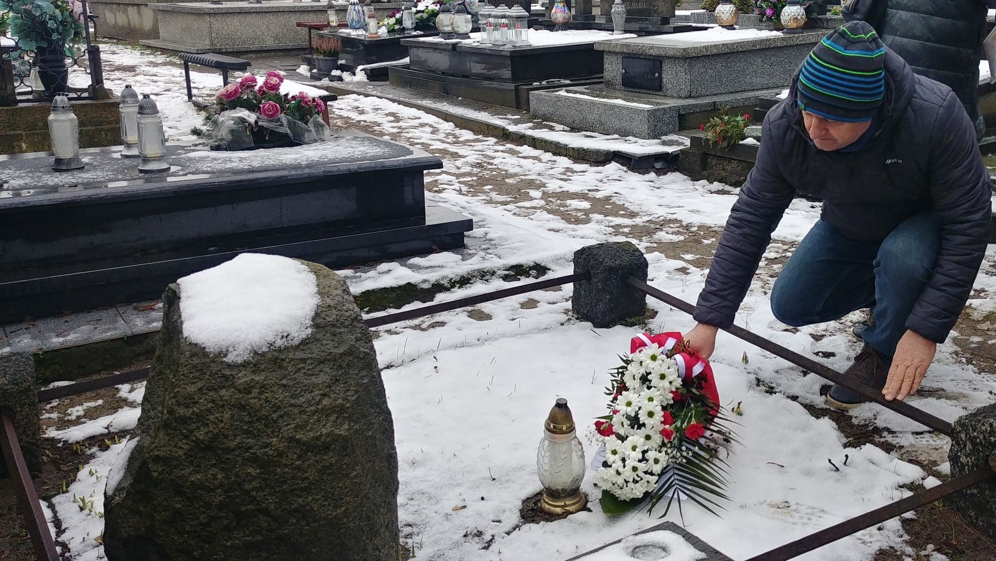 Zdj. nr. 3. 160. rocznica wybuchu powstania styczniowego z udziałem członków TMZD - 22 stycznia 2023 r,