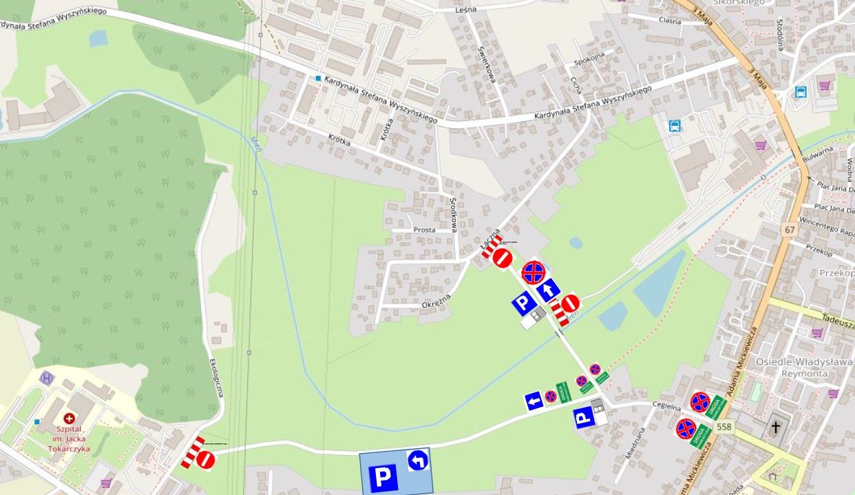 Schemat organizacji ruchu