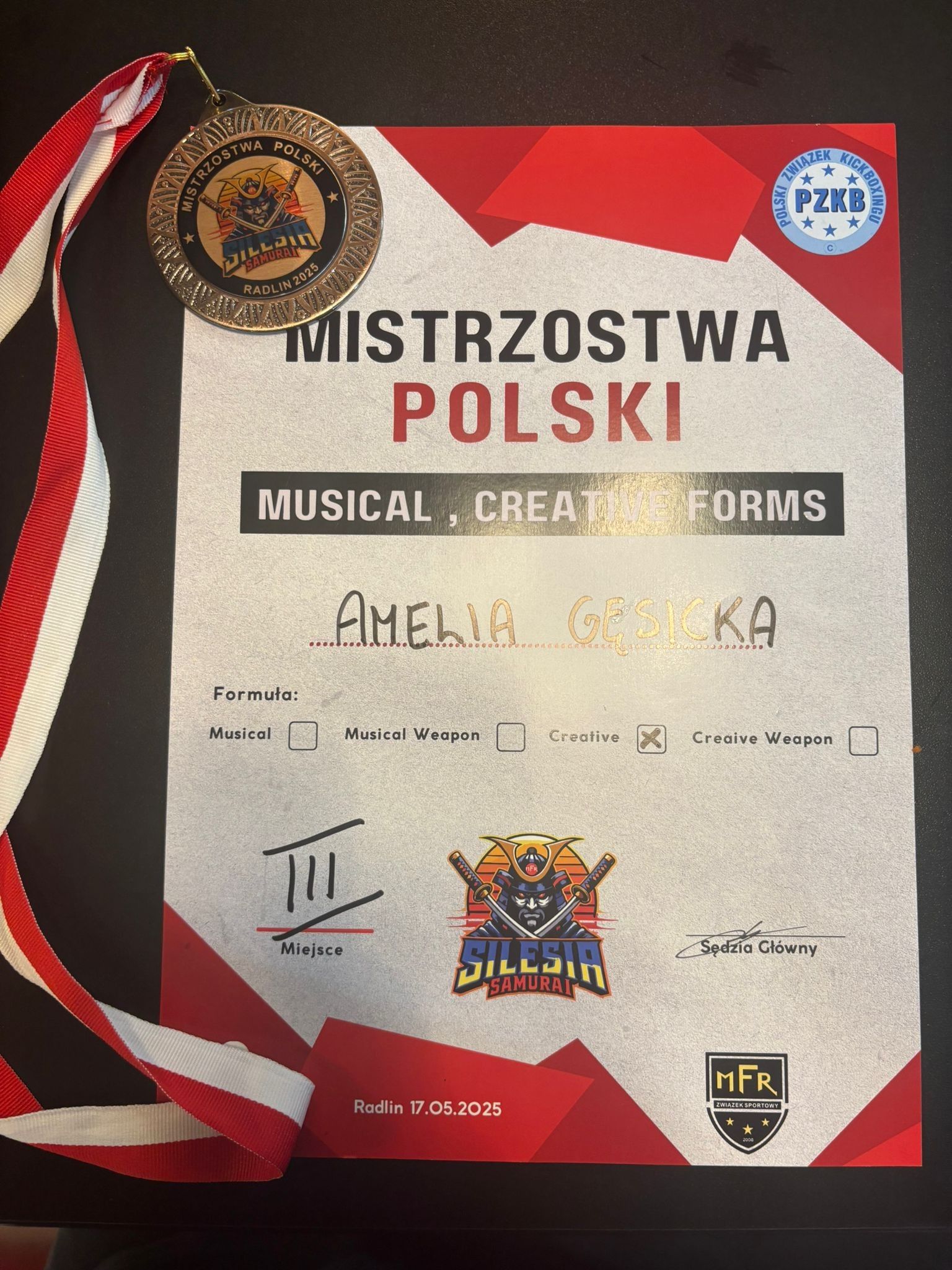 Zdj. nr. 9. Otwarte Mistrzostwa Polski Musical i Creative Forms „Sielsia Samurai 14” - 17 maja 2025 r., Radlin
